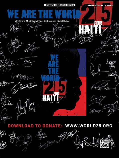 we are the world for haiti